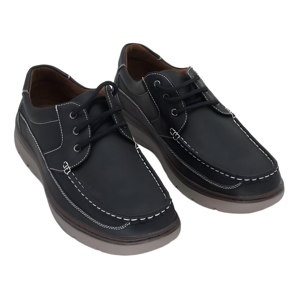 Aston Marc Men's Lace-Up Comfort Casual Shoe Black US 12M